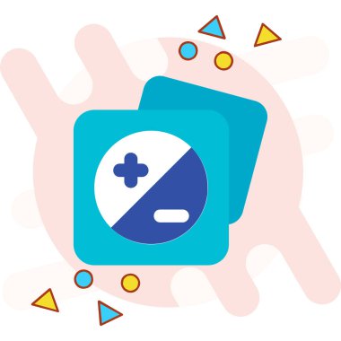 Sağlık hizmetlerinin tıbbi ikonunun vektör illüstrasyonu