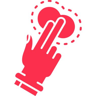 El ikonu. Vektör illüstrasyonu