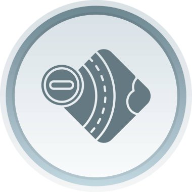 Kamera. Web simgesi basit illüstrasyon