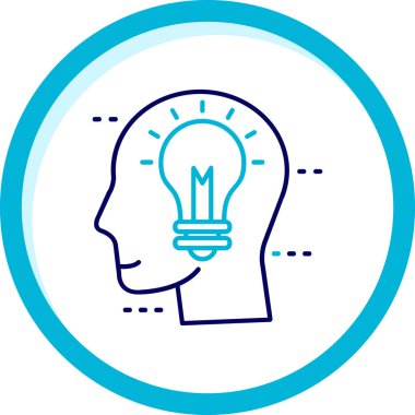 Ampul. Web simgesi basit illüstrasyon