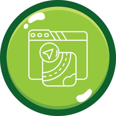 seo modern simgesinin vektör illüstrasyonu