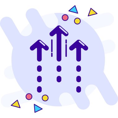 ok simgesi vektör illüstrasyonu