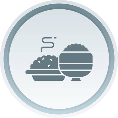 yiyecek ve içecek vektör simgesi modern basit tasarım