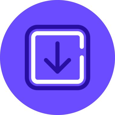 Simge indir, vektör illüstrasyonu basit tasarım