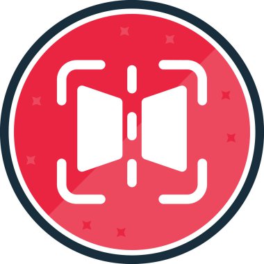 Düz dizaynlı rozet kurdele ikonu beyaz arkaplanda izole edilmiş. ABD ülke sembolü hisse senedi illüstrasyonu.