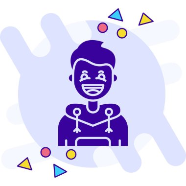 beyaz arkaplanda izole edilmiş renk web çizgisi simgesi.