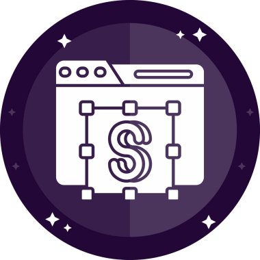 para simgesi vektör illüstrasyonu