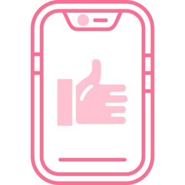 cep telefonu ikonu vektör illüstrasyonu