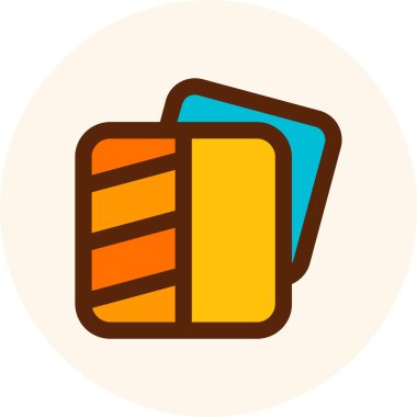 Kitap. Web simgesi basit illüstrasyon