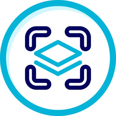 şebeke. Web simgesi basit illüstrasyon