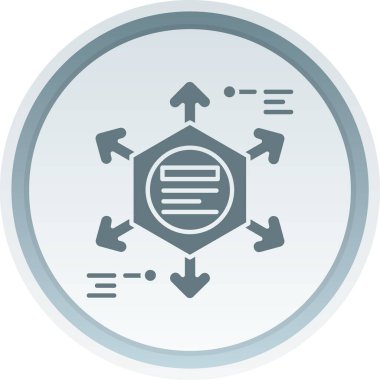 Benzersiz döviz değişim vektör simgesi