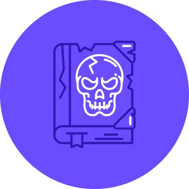 kafatası web simgesi, vektör illüstrasyonu