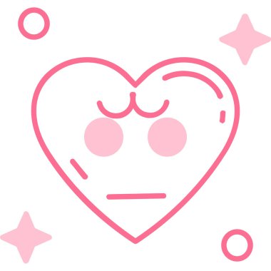 kalp simgesi, vektör illüstrasyonu