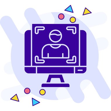 Bilgisayar monitörü simgesi, özet çizimi