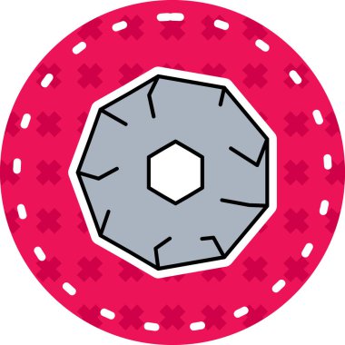 - Şeker. Web simgesi vektör illüstrasyonu