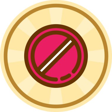 Moda biçimi izole edilmiş arkaplanda sigara içme simgesi yok