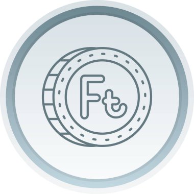 Benzersiz sikke vektör simgesi