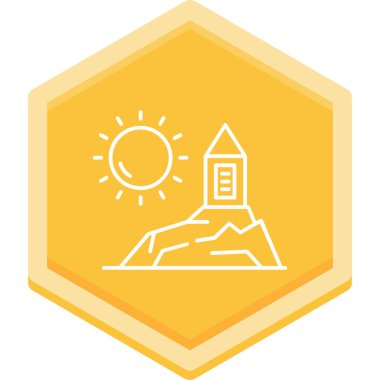 Seyahat simgesinin vektör illüstrasyonu