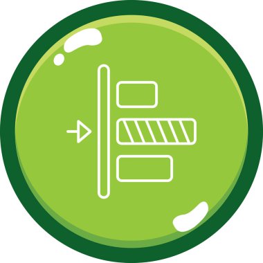 fırça simgesi, vektör illüstrasyonu