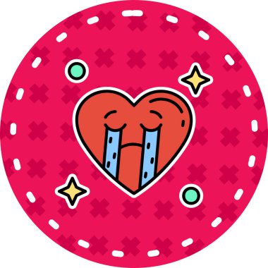 Aşk simgesi vektör illüstrasyonu