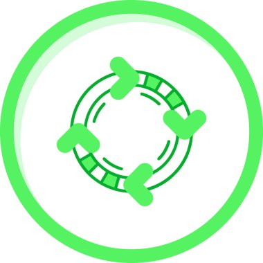 zincir vektör simgesi modern basit illüstrasyon