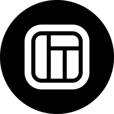 Bir b eksikliği simgesinin vektör çizimi