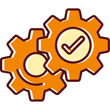 vektör illüstrasyon tasarımı olarak dişli ve çark