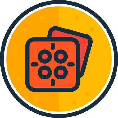 Yemek. Web simgesi basit illüstrasyon