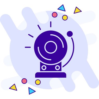 Kamera simgesi, vektör illüstrasyonu