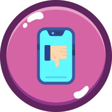 akıllı telefon simgesi vektör illüstrasyonu