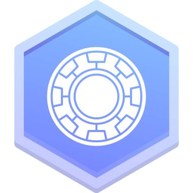 Modern bir simgenin vektör illüstrasyonu