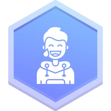 kadın avatar simgesi, vektör illüstrasyonu