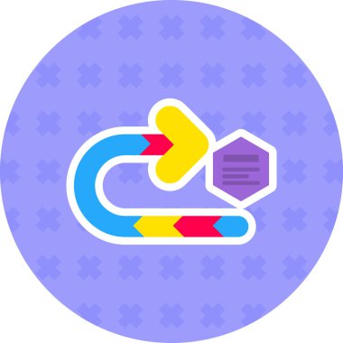 seo modern simgesinin vektör illüstrasyonu