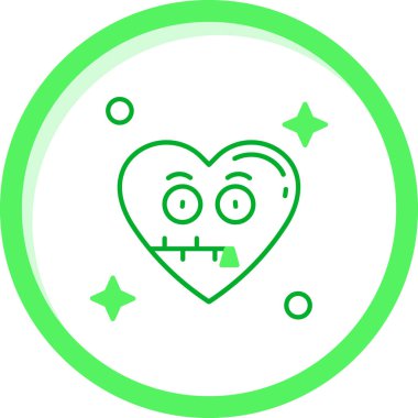 Şirin bir çizgi film karakterinin vektör çizimi