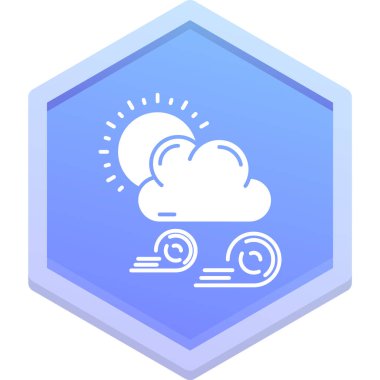 Bulut Hesaplama. Web simgesi basit illüstrasyon