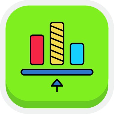 color vector flat line icon