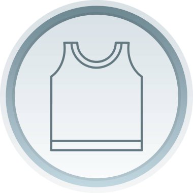 Eşsiz Gömlek Vektör Satırı Simgesi