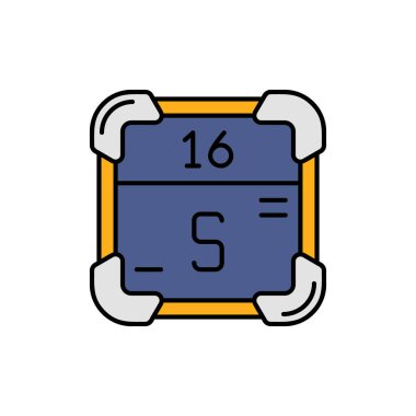 6 numaralı simge vektör illüstrasyon tasarımı