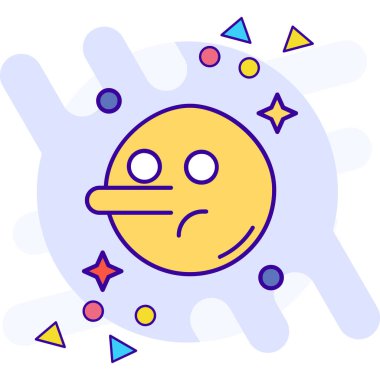 Emoji simge tasarlamak vektör