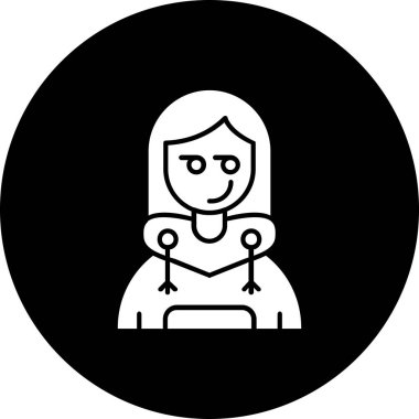 Kadın vektör illüstrasyonu