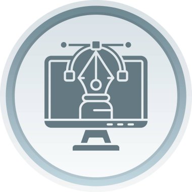 Modern bir simgenin vektör illüstrasyonu