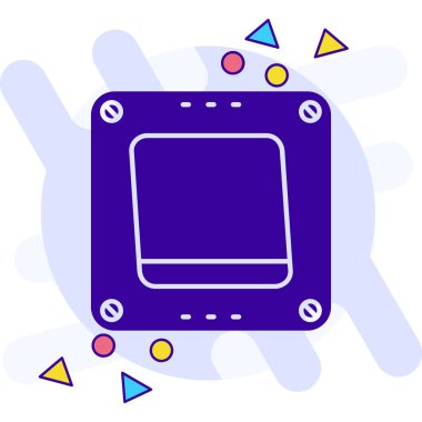 İşlemci yongası Cpu simgesi