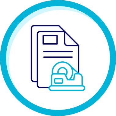 Dosya. Web simgesi basit illüstrasyon