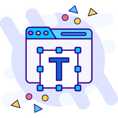 Elektronik aygıt elektronik simgesi - taslak biçimi