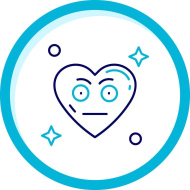 emoji. Web simgesi basit illüstrasyon