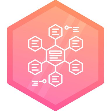 DNA molekülü kutsal kişilerin resmi, vektör çizim