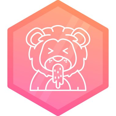 Beyaz arka planda izole edilmiş kalp ikonu olan renk çizgisi ayısı. Sevgililer Günü konsepti. Değişken rastgele dinamik şekiller. vektör illüstrasyonu