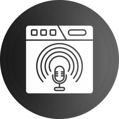 Bir radyo simgesinin gösterimi