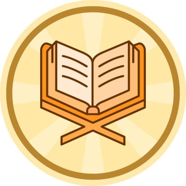 Kitap. Web simgesi basit illüstrasyon