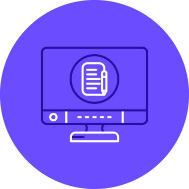 vektör dizüstü simgesi illüstrasyonu